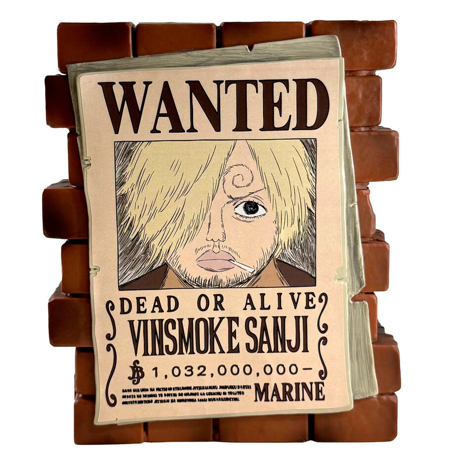 Figura hucha Wanter Sanji One Piece 16cm