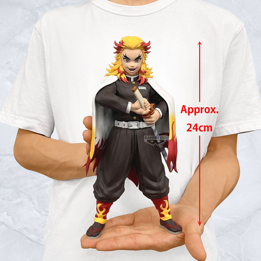 Figura Kyojuro Rengoku Grandista Demon Slayer Kimetsu no Yaiba 24cm