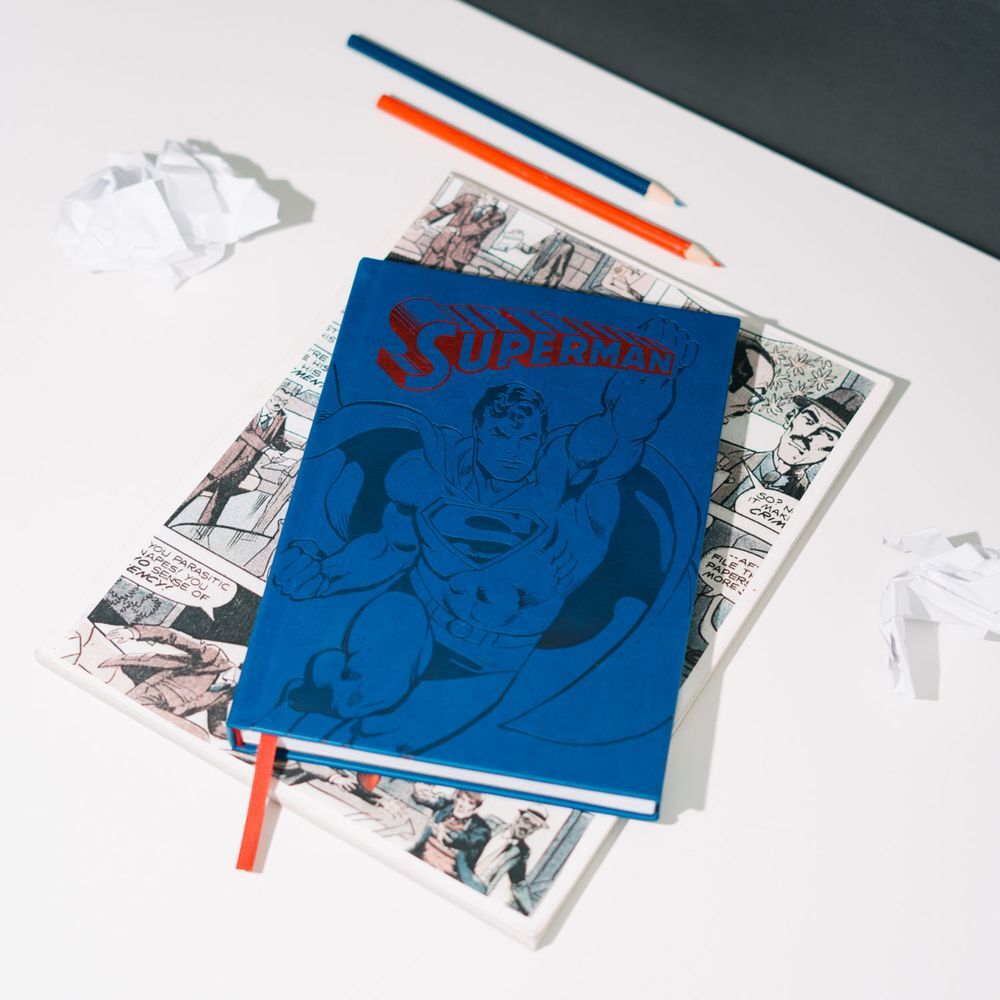 Cuaderno A5 premium Superman DC Comics