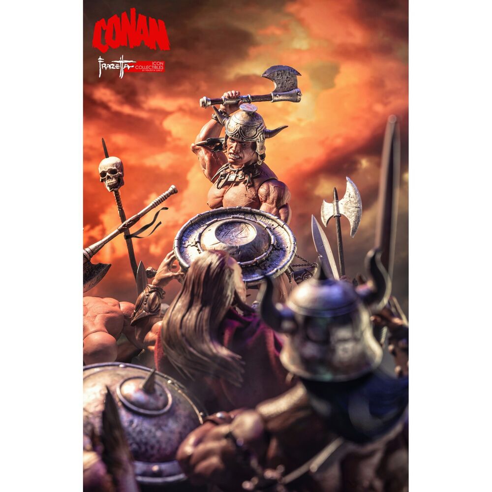 Figura Conan the Barbarian Frazetta Icon 17cm