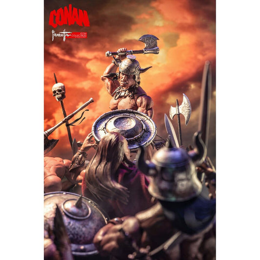 Figura Conan the Barbarian Frazetta Icon 17cm