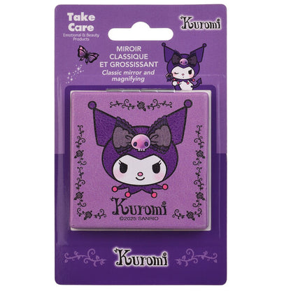 Espejo de Bolsillo Kuromi Hello Kitty