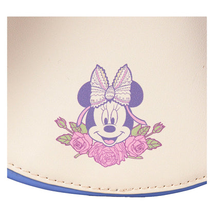 Mochila Floral Minnie Disney Loungefly 23cm
