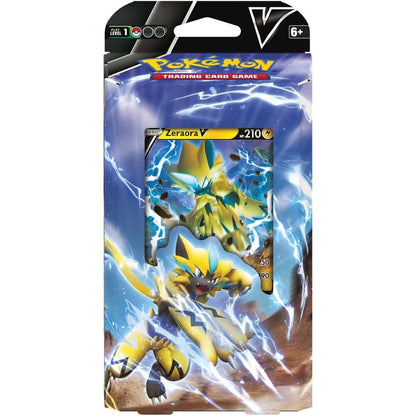 V Battle Deck barajas cartas Deoxys vs Zeraora Pokemon ingles