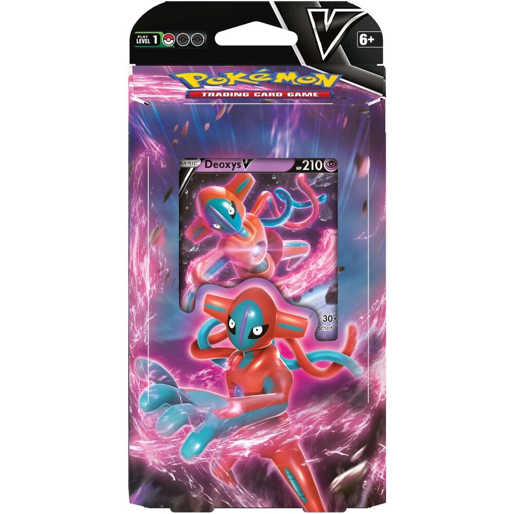V Battle Deck barajas cartas Deoxys vs Zeraora Pokemon ingles