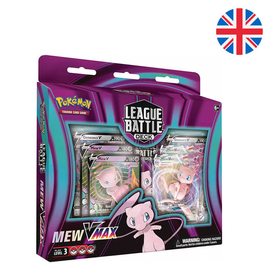 Baraja juego cartas coleccionables Mew VMax Pokemon ingles