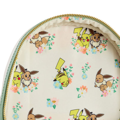 Mochila Pikachu & Eevee Floral Pokemon Loungefly