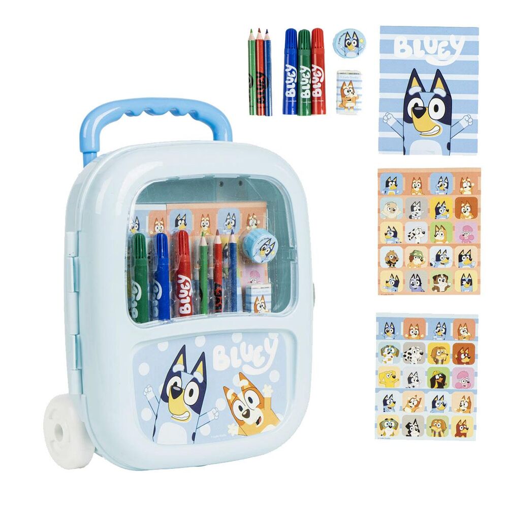 Trolley papeleria Bluey