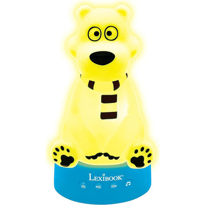 Oso 3D Luz nocturna contandor de historias