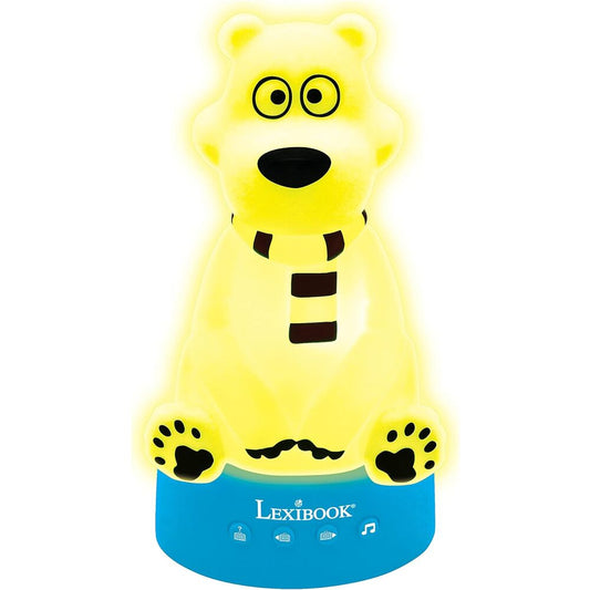 Oso 3D Luz nocturna contandor de historias