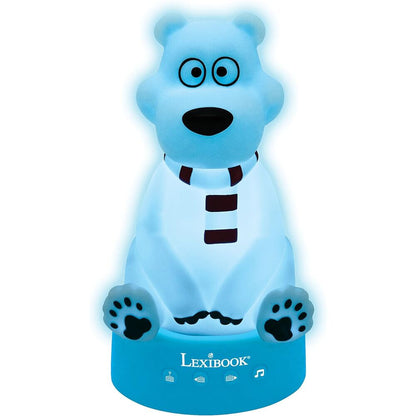 Oso 3D Luz nocturna contandor de historias