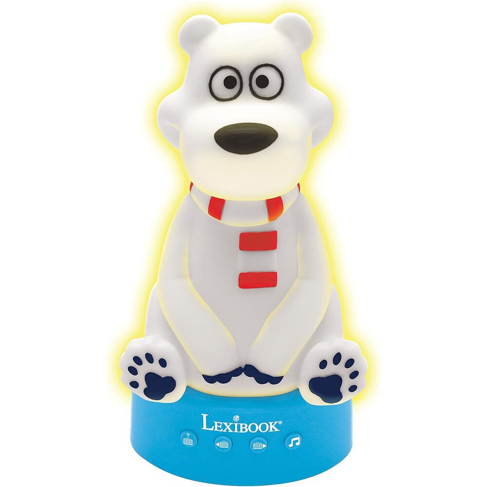 Oso 3D Luz nocturna contandor de historias