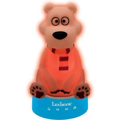 Oso 3D Luz nocturna contandor de historias
