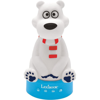 Oso 3D Luz nocturna contandor de historias