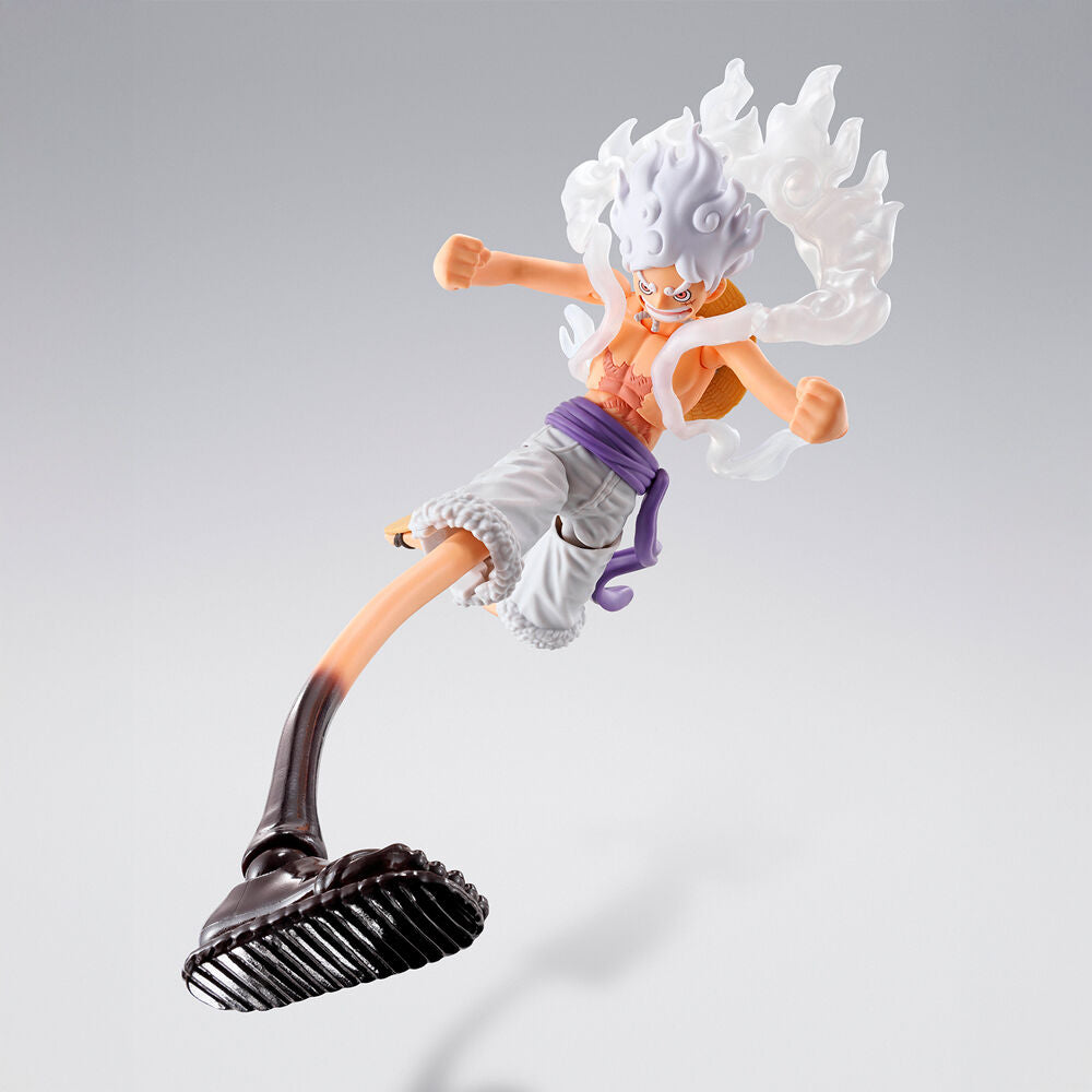 Figura S.H. Figuarts Monkey D Luffy Gear 5 Future Island Egghead One Piece 15,5cm