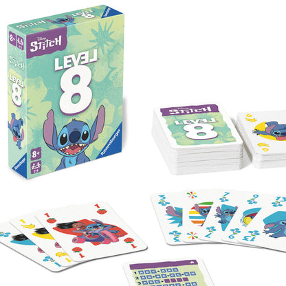 Juego de Cartas Level 8 Stitch Disney