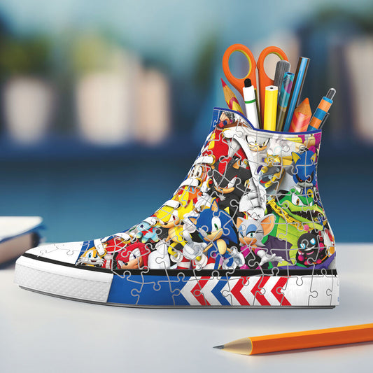 Puzzle 3D Portalapices 3D Zapatilla Sonic the Hedgehog 112pzs