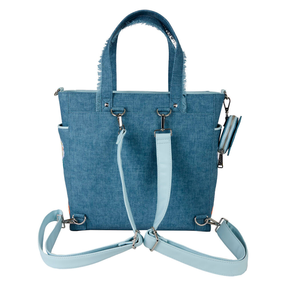 Bolso Mochila + Monedero Denim Disney Loungefly