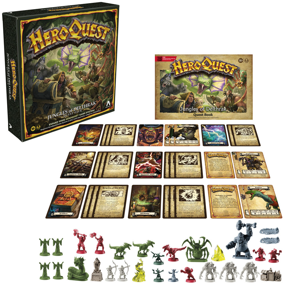 Expansion Juego de mesa Selvas de Delthark Heroquest ingles