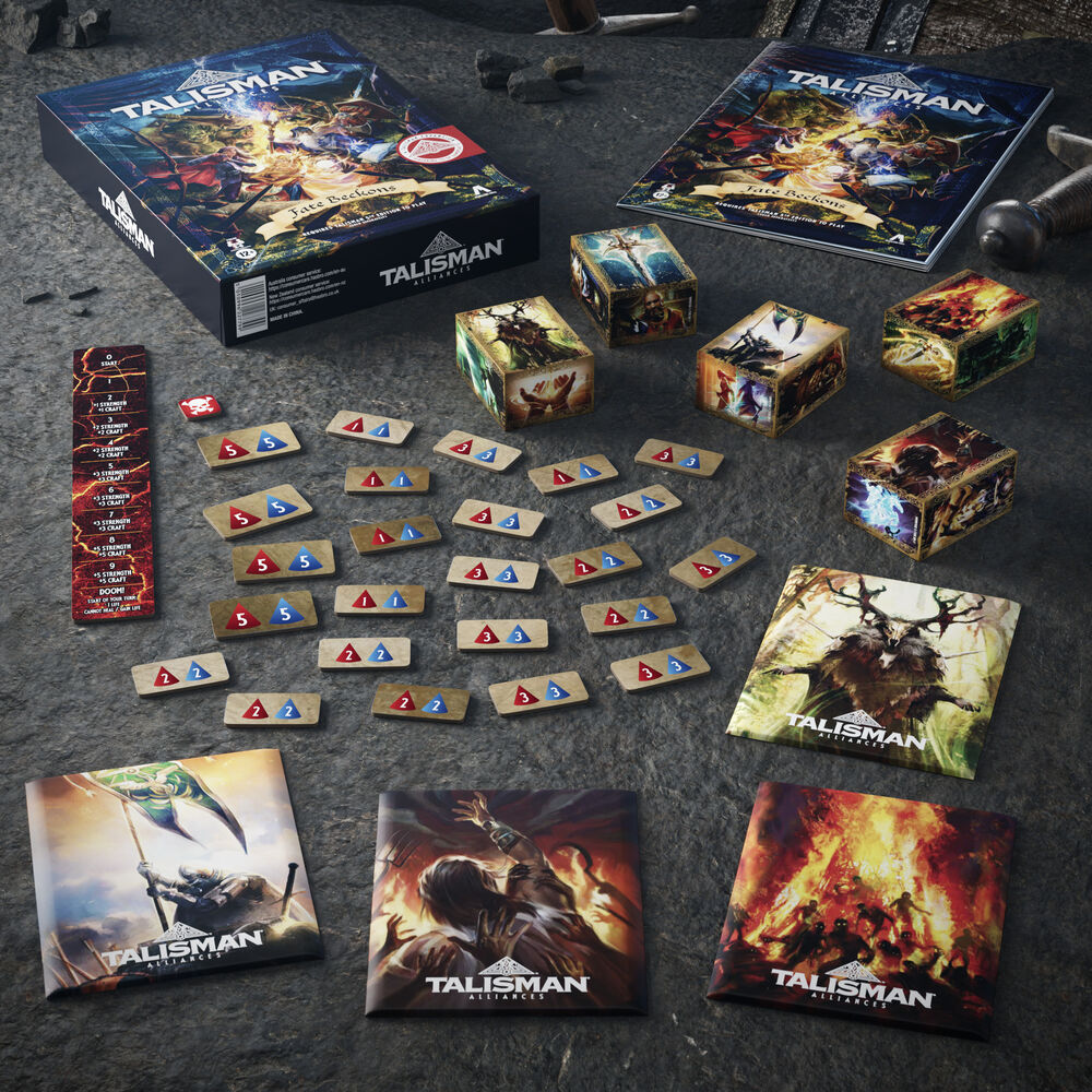 Expansion Juego de mesa La Llamada del Destino Talisman Alianzas ingles