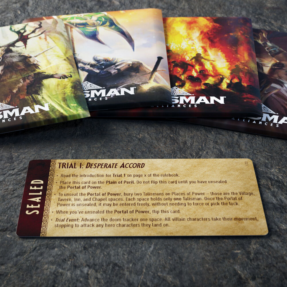 Expansion Juego de mesa La Llamada del Destino Talisman Alianzas ingles