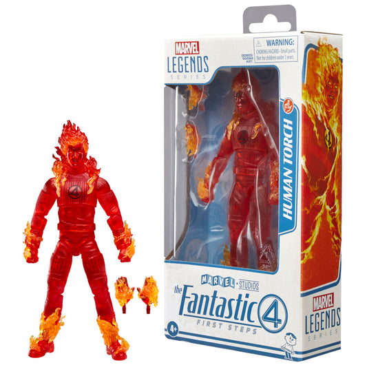 Figura Antorcha Humana Los 4 Fantasticos Marvel 15cm