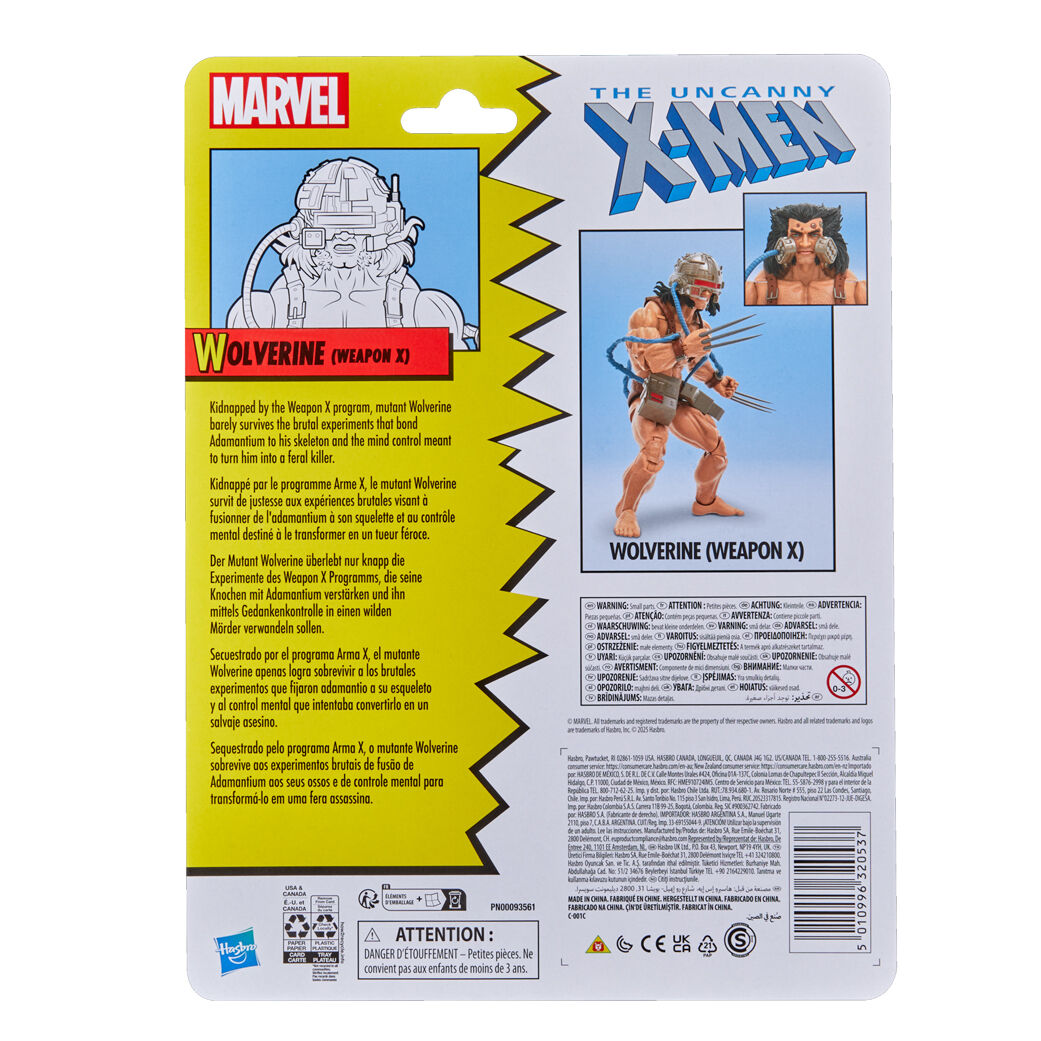 Figura Wolverine Weapon X X-Men Marvel Comics 15cm
