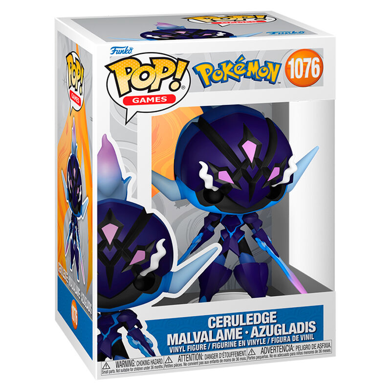 Figura POP Pokemon Ceruledge - Malvalame - Azugladis