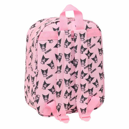 Mochila 3D Kuromi Hello Kitty 27cm