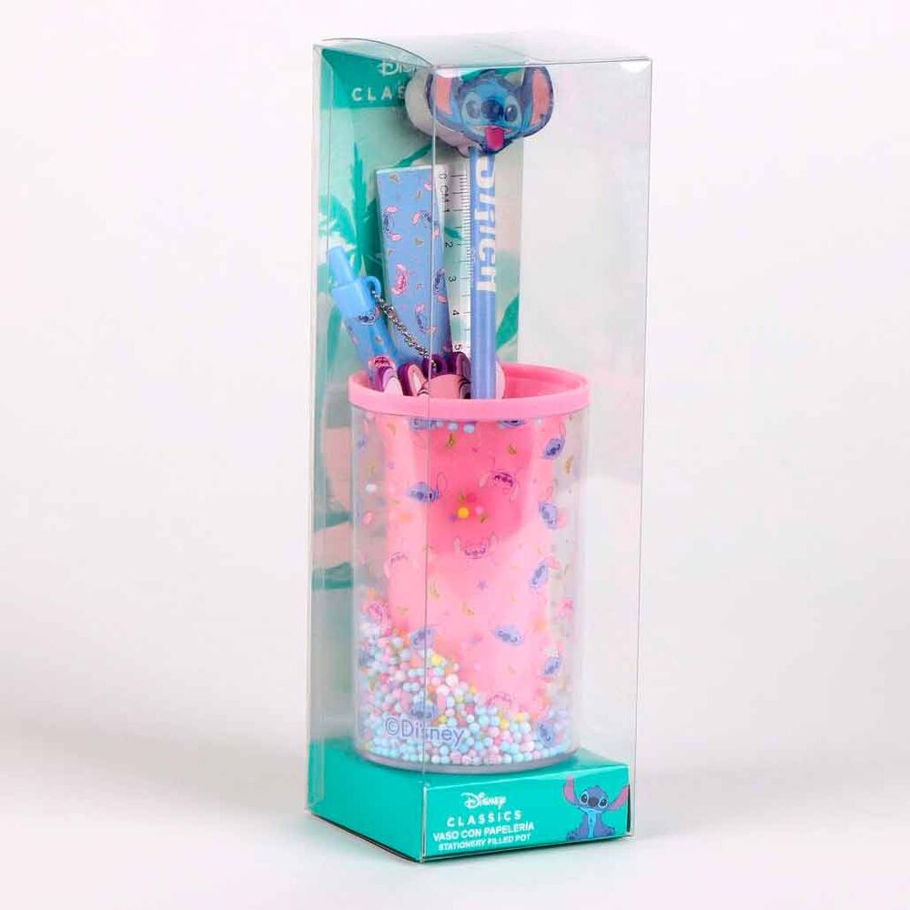 Portalapices papeleria Stitch Disney