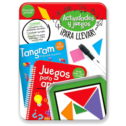 Kit Actividades Portatil Tangram español