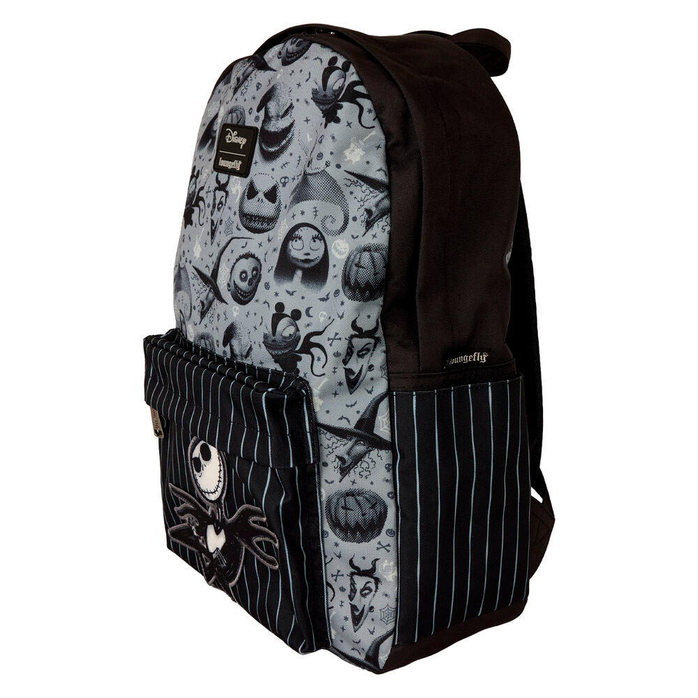 Mochila nylon Pesadilla Antes de Navidad Disney Loungefly 43cm