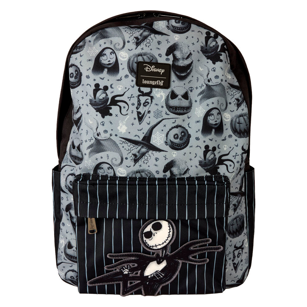Mochila nylon Pesadilla Antes de Navidad Disney Loungefly 43cm