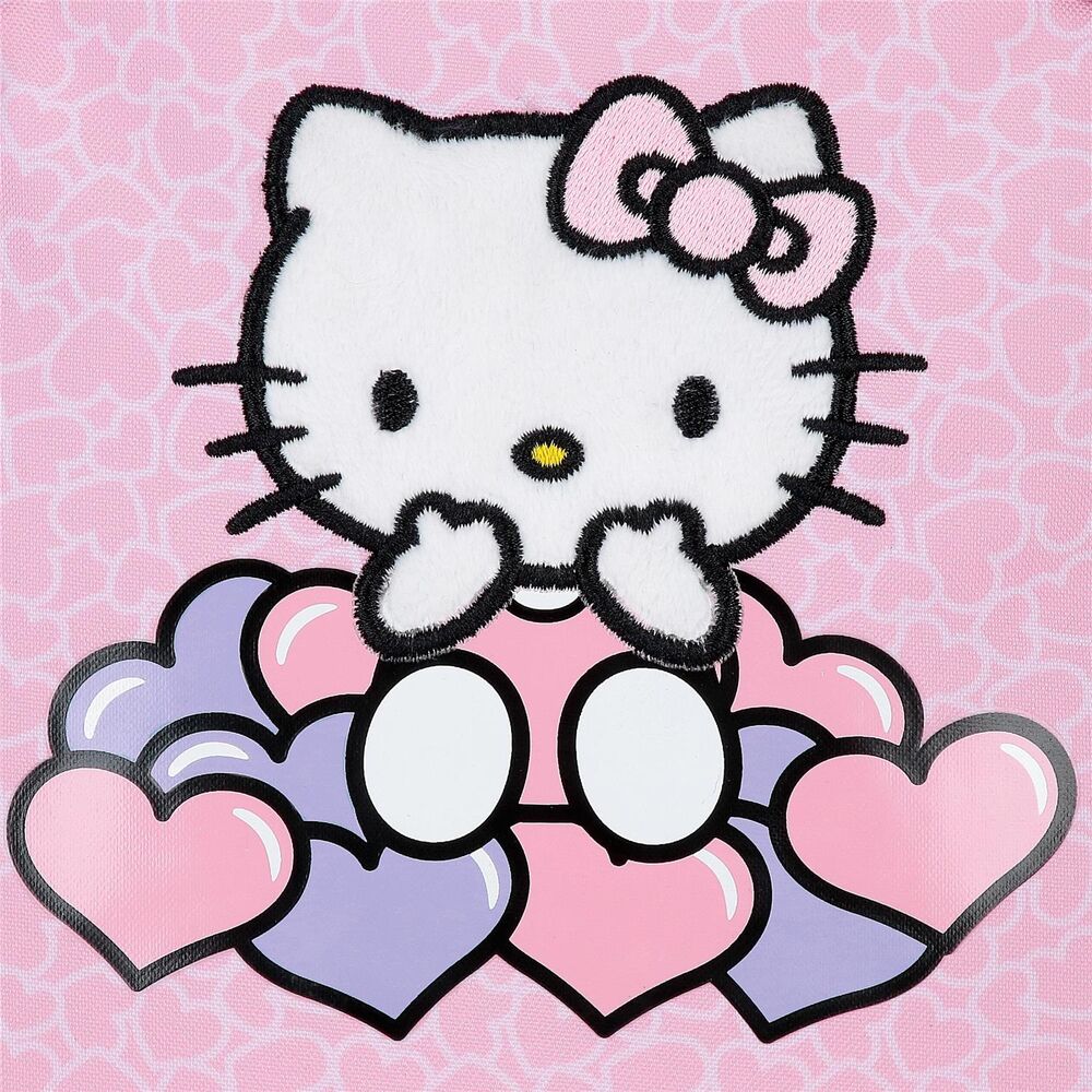 Mochila Hearts & Dots Hello Kitty 25cm adaptable