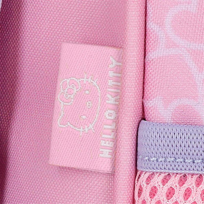 Mochila Hearts & Dots Hello Kitty 25cm adaptable