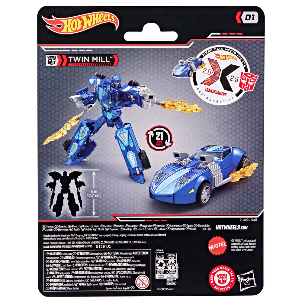 Coche Twin Mill Transformers Hot Wheels