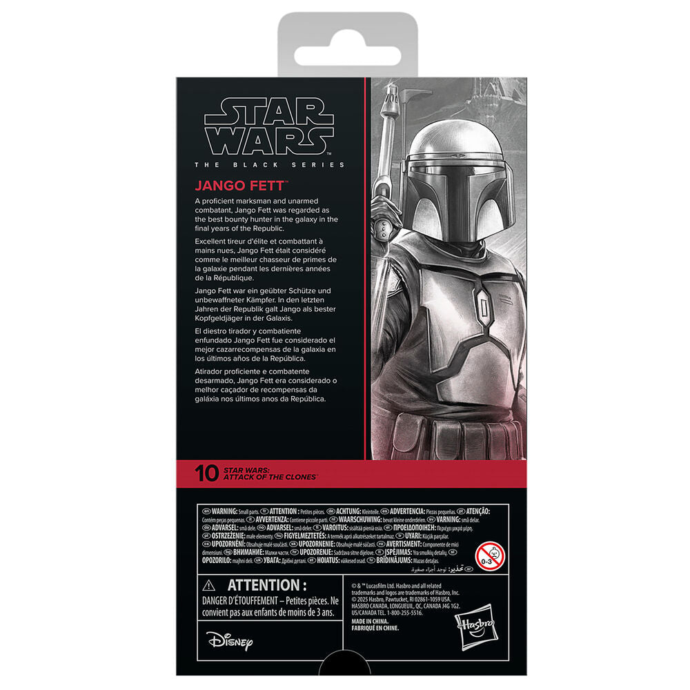 Figura Jango Fett Star Wars: El Ataque de los Clones 15cm
