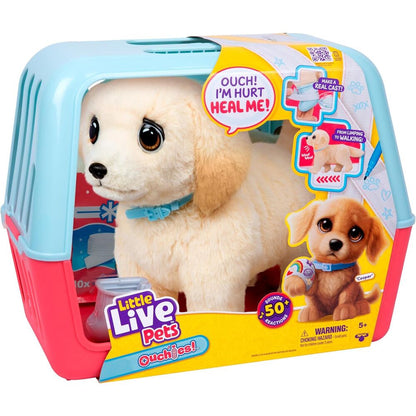 Peluche Perro Cooper The Retriever Ouchies Little Live Pets