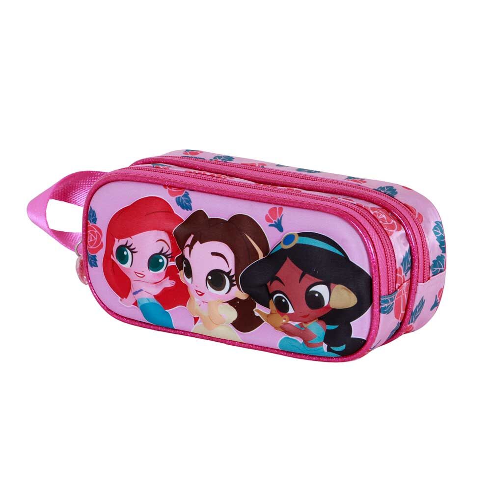 Portatodo 3D Flowers Princesas Disney doble