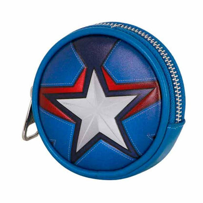 Monedero Coura Capitan America Marvel