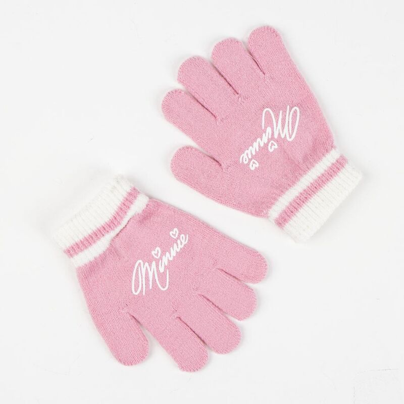 Conjunto gorro guantes bufanda Minnie Disney