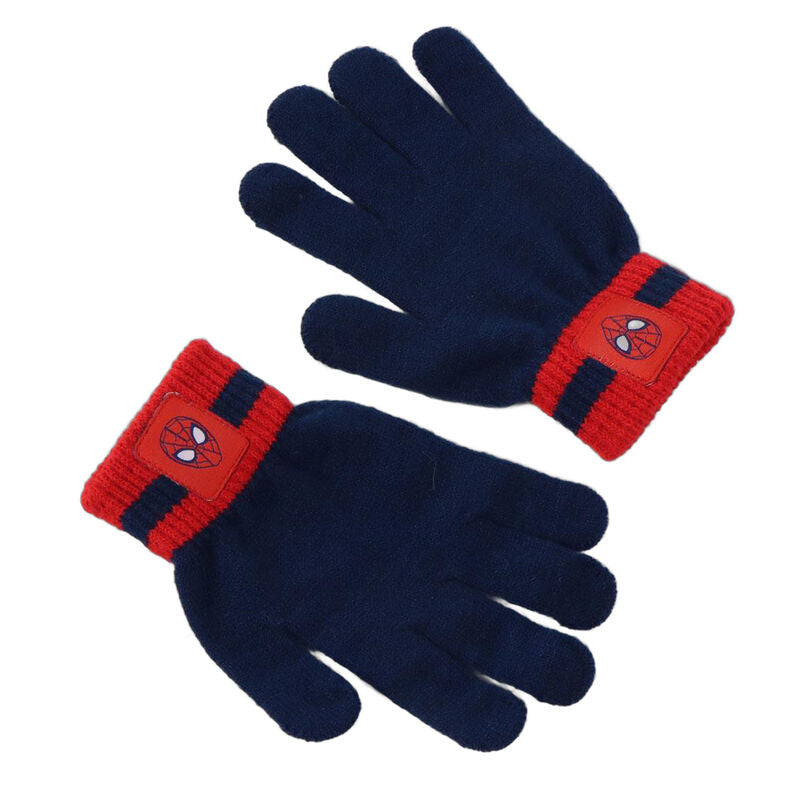 Conjunto gorro guantes bufanda cuello Spiderman Marvel
