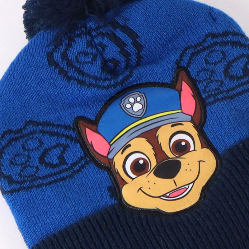 Conjunto gorro guantes bufanda Patrulla Canina Paw Patrol