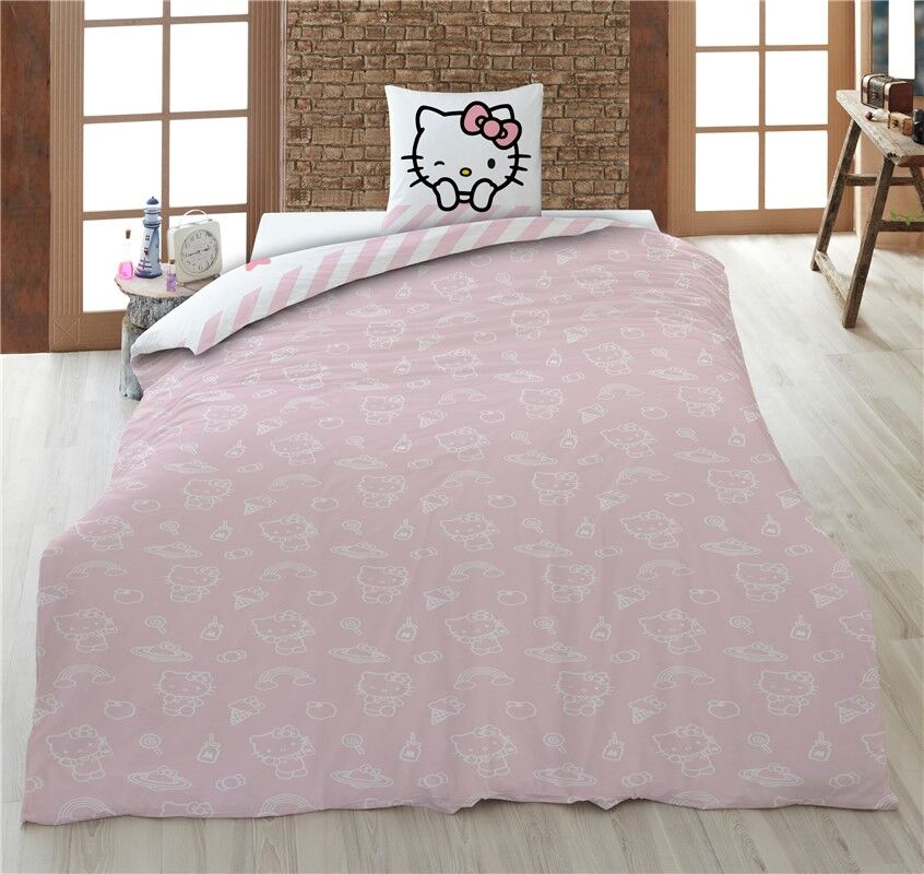 Funda nordica Hello Kitty cama 90cm algodon