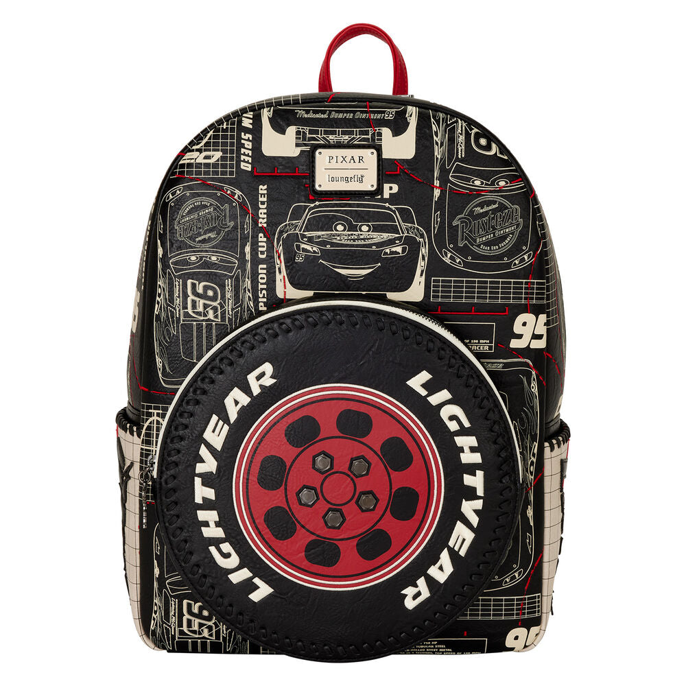 Mochila McQueen Cars Disney Pixar Loungefly 43cm