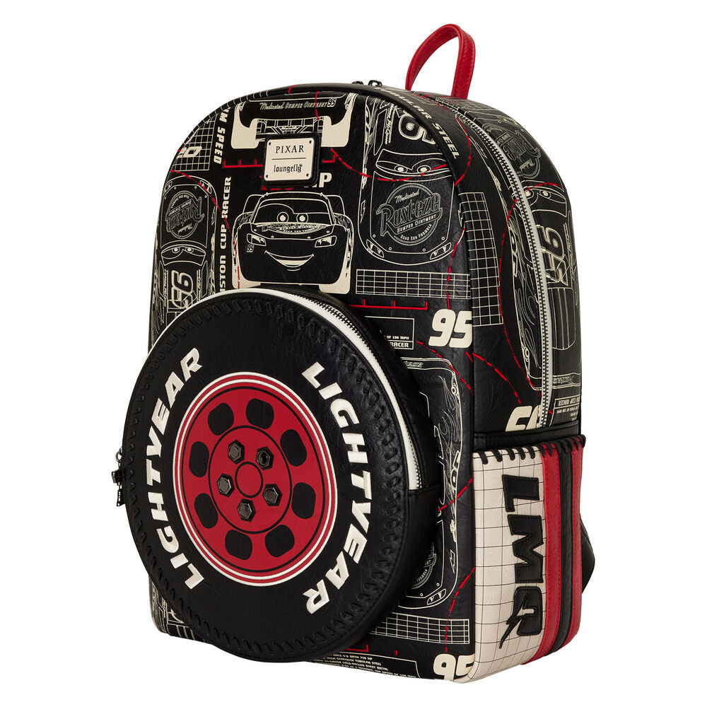 Mochila McQueen Cars Disney Pixar Loungefly 43cm