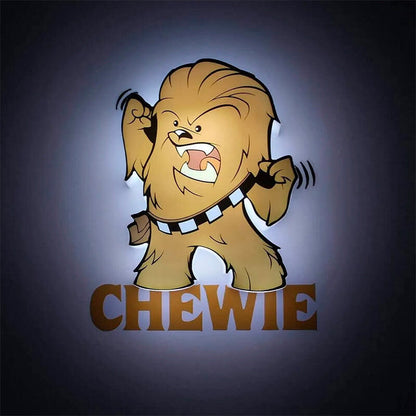 Lampara 3D Light FX mini Chewie Star Wars