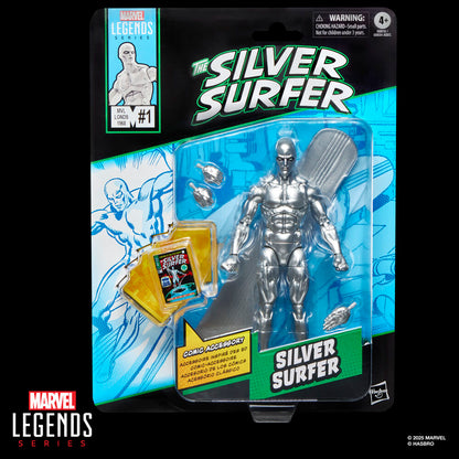Figura Estela Plateada The Silver Surfer Marvel Legends Series 15cm