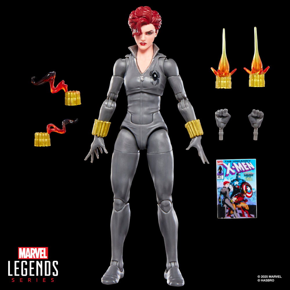 Figura Viuda Negra Black Widow Marvel Legends Series 15cm