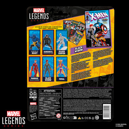 Figura Viuda Negra Black Widow Marvel Legends Series 15cm